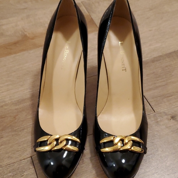 LK Bennett black patent heels - Picture 4 of 10